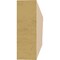 Ekena Millwork 2in. W x 6in. H x 20in. L Burlington Woodgrain TimberThane Rafter Tail, Primed Tan RFTUR02X06X20BURRCPR - alternate 6